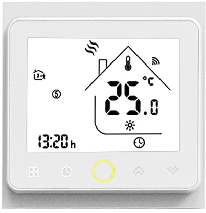 MOES WiFi Smart Alexa Tuya ZigBee Alexa Wireless Thermostat, Water Heater Temperature Control Compatible with Smart Life Tuya App, Alexa and Google, Requires Tuya ZigBee Hub