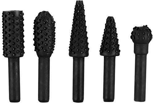 Rollschneider-Set, 6 mm, Holzschnitzwerkzeug, Feile, Säbelzahnschneider, Karbonstahl, Rollschneider-Set, Schaft-Set, 5-teilig