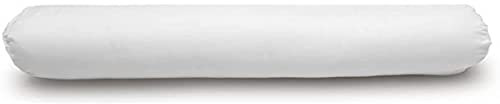 Soleil d'ocre Housse de traversin Molleton imperméable, Coton/PU, Blanc, 70 x 140 cm