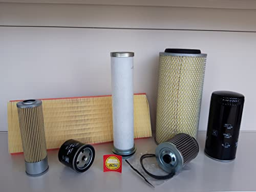 Filter - Set (groß) kompatibel mit Still R 70-45 mit Motor BF4M1012 Ölfilter, Luftfilter, Kraftstofffilter, Hydraulikfilter