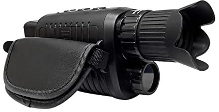 Andoer Outdoor Night Vision Monocular IR Infrared Digital Monoculars 1.5 Inch TFT Screen High Definition Video Photo 4X Digital Zoom 150-1000M Full Dark Viewing for Camping Hiking Wildlife Watching