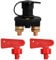 Pinsheng Batterie-Trennschalter 12V, Batterie-Trennschalter mit 2 Schlüsseln, Notstrom-Kill-Trennschalter, Ein-Aus-Trennschalter, 12 V/24 V, für Autos, LKWs, Wohnmobile