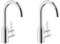 Lot de 2 mitigeurs lavabo haut GROHE Eurosmart Cosmopolitan L