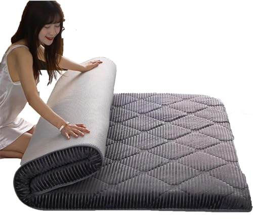 KEMKEY Japanische Futon Matratze Faltbare Boden Bett Tatami Matte,01,80X190cm