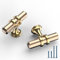 9BUILD 10 Pack Gold Zinc Alloy Kitchen Cupboard & Drawer Handles