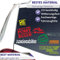 INDIGOS UG Aufkleber - Autoaufkleber - JDM - Die Cut - Auto - 300x206 mm - Lettland LV - weiß - Heckscheibe - Heckscheibenaufkleber - Sticker - Tuning