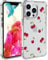 Wihytec Fresh Cherry Phone Case for iPhone 11 Cherry Case Cover Clear Phone Case w/Four Corner Reinforced Shockproof Girly Women Phone Cover Transparent Case