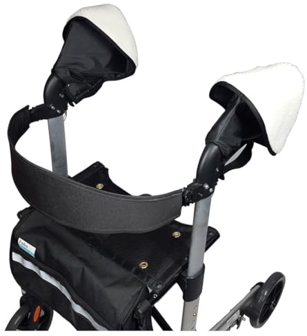 FabaCare Rollator Handschuhe Actimo, Rollstuhl Handschuhe, extra warme Handwärmer, Handmuff, Wasserdicht, Winddicht, Fingerwärmer, Fäustling, 1 Paar