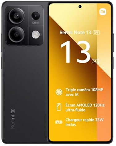 Xiaomi REDMI Note 13 5G (6.67'' - 8/256GB) Black