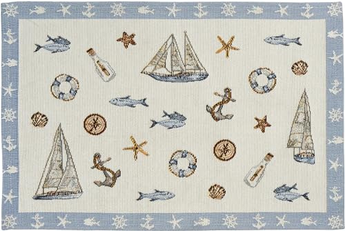 Sander - Gobelin Tischset, Platzset - Sealife - Maritim - 32x48cm, 60096