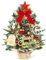 Albero di Natale Piccolo 45 cm, Addobbi Natalizi, Mini Albero di Natale, Albero di Natale con Luci, Albero di Natale Artificiale, Decorazioni Natalizie, Alberelli di Natale Piccoli, Alberello Natale