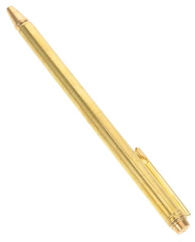HOMSFOU Règle Xunlong Baguettes De Sourcier Tige De Feng Shui De Sourcier Utile Outil Divinatoire Durable Outil De Divination De Sourcier En Métal Golden Laiton