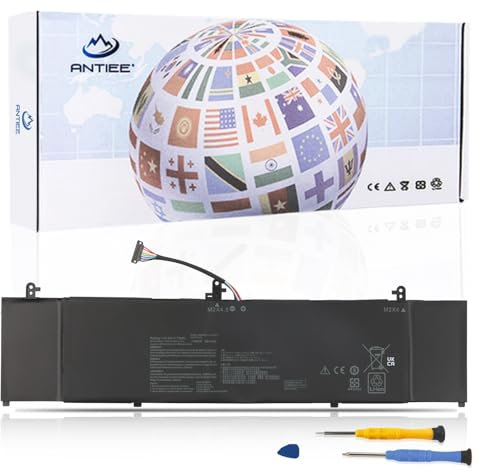 ANTIEE 73Wh C41N1814 Laptop Batteria per ASUS ZenBook 15 UX533 UX533F UX533FD UX533FN RX533 RX533F RX533FD BX533 BX533F Series UX533FD-A9082T UX533FD-A8067T UX533FD-A8068T UX533FD-A9083T 15.4V