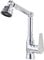 NEWRAIN Kitchen Mixer Taps with 4 Function Spray Head, Stainless Steel Sink Taps, Modern 360° Swivel Chrome Kitchen Faucet