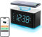 iTOMA Alarm Clock Radio with 15W Wireless Charger, APP Control, FM Radio, Bluetooth, Two Charging Ports, Dual Alarm, Sleep Timer, Snooze, Auto-Manual Dimmer, Night Light 207A