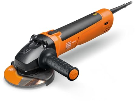 Fein Compact-Winkelschleifer CG 15-125 BL, Ø 125 mm, 1.500 W, für Edelstahl und Metallbearbeitung, mit bürstenlosem Motor und Anti-Vibrationshandgriff