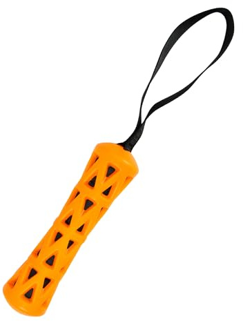 Ancol Extreme Durable Tougher Dog Toy Hi Vis Floating Baton With Strap