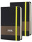 TUNJILOOL Notizbuch A6, 2 Stück Notizbücher Set, 192 Seiten Notizbücher Hardcover,Premium 80gsm Papie Dickes