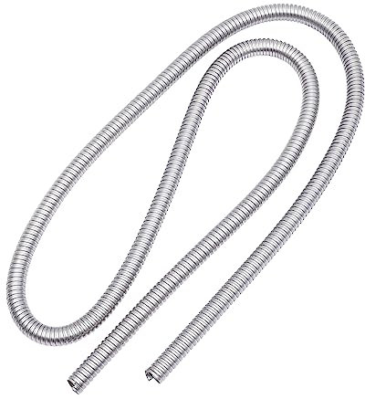 WATIIFUFU 304 Edelstahl Kabelschutzrohr 3 Meter Flexibles Gewickeltes Metallschutzrohr Mit 25mm Innendurchmesser Für Kabelorganisation Und Schutz Ideal Für Elektrokabel Schläuche Und