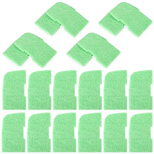 Gosknor 20 Stück Phosphat Entferner Pads, Ersatzkanister Medienfilter Pad für 306/307/406/407 Aquarium Filter (Grün)