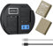 AKTTKA Batterie NP-W126S/W126 1680mAh 2-Pack et chargeur PD10W pour Fujifilm X100F, X-A1, X-E2, X-E2S, X-Pro1, X-Pro2, X-T1, X-T2, X-T3, X-T10, X-T20, X-T100, écran LCD & compatibilité DSLR/Mirrorless