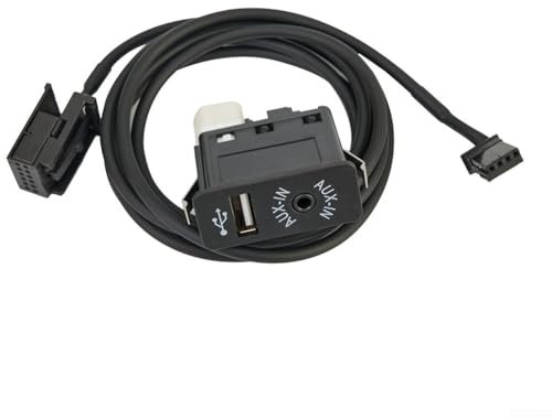 Volakebeing Prise USB auxiliaire de rechange conviviale conçue pour les véhicules BMW, y compris les séries