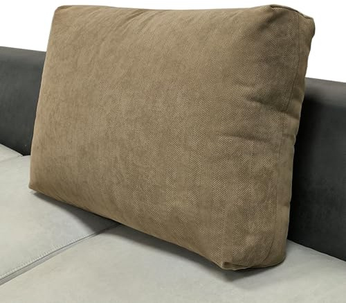 AQIGR Sofa Kissenbezug 60x50 70x50 80x50 90x50 Chenille Kissenbezüge Kissenhülle Sofakissen Dekokissen Zierkissen Elegantes Design für Couch Sofa Wohnzimmer(Kaffee,60x50x18cm)