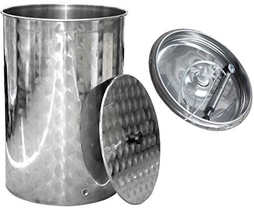 Fischer Kellereitechnik Edelstahltank - Immervolltank Edelstahl Serie T 100