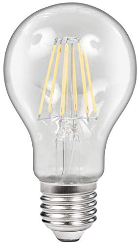 McShine LED Filament Glühlampe | E27, 7W, 800 lm, warmweiß, klar, dimmbar | Nostalgisches Glühbirnen-Design & energieeffizient