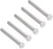 sourcing map 3/8-16x4 Boulon Hexagonaux Acier Inoxydable 304 Boulon à Vis Hexagonale 5pcs
