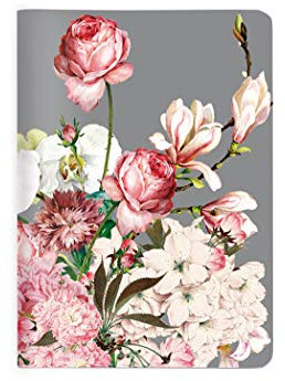 Cedon Cahier A6 Bouquet Rose à carreaux