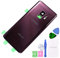 MovTEK Vitre Arrière Cache Batterie de Remplacement Origine pour Samsung Galaxy S9 G960F Couvercle Batterie avec lentille de caméra (Violet Lilas)