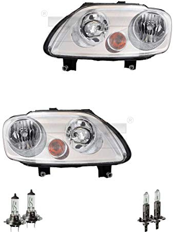 Scheinwerfer Set H1/H7 für Touran 1T1 1T2 Caddy III Kombi 2KB inkl. OSRAM Lampen mit Stellmotor LWR