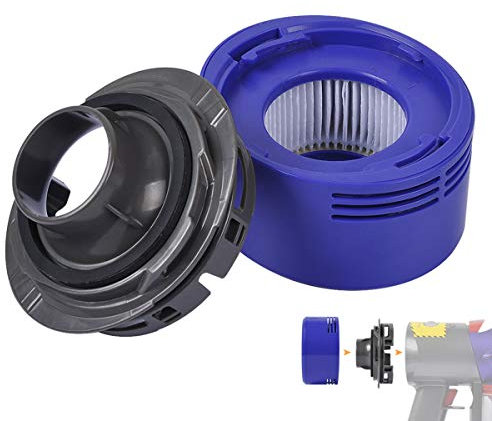 KeeTidy Filtre HEPA et couvercle arrière de moteur compatible avec aspirateur Dyson V7 V8 sans fil (lot de 3)