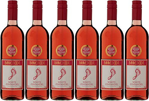 Barefoot White Zinfandel Rose 6 x 75cl