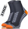 sesto senso Sport Socken Schwarz Damen Herren 3 Paar Bunte Sportsocken Laufsocken 43-47 Graphit