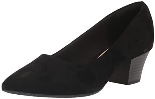 Clarks Women's Teresa Step Pump, Black Suede, 6.5 UK