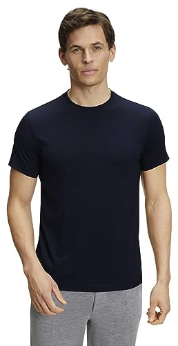 FALKE Herren Basic Round Neck Kurzarmshirt weich Kurzarm bequem
