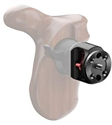 Tilta Advanced Side Handle Attachment via Rosette Connection Right Left Side Holzgriffe für Kamerakäfig mit Rosette, kompatibel mit RED Raptor Cage – Black TA-AHA10-LR-B