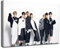 Artis Prints Leinwandbild K-Pop, BTS, Südkorea Pop, Boy-Band, Klein bis XXL, Inneneinrichtung - Wohnzimmer - Wohnung, Dekoration