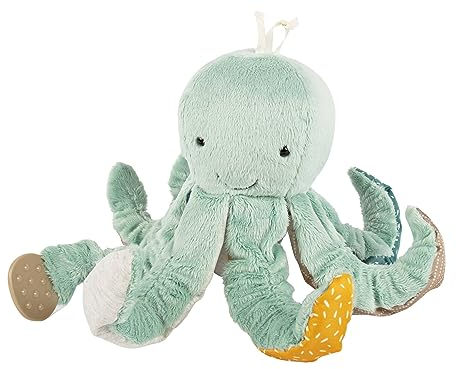 sigikid 43172 Aktiv-Krake, Yellow für Mädchen und Jungen von 0 bis 12 Monaten, Mintgrün