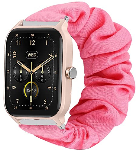 Blueshaweu Armband Kompatibel mit TOOBUR IDW13 / Gydom IDW13 / Woneligo W13 Smartwatch, weiche Haargummis Uhrenarmband für IDW13 Smartwatch 1,8''