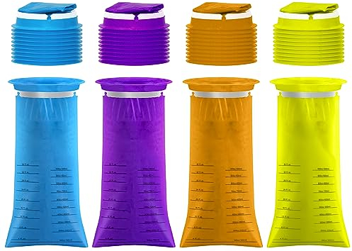 Brechbeutel mit Ring Sicherer Kotzbeutel: Nizirioo 40 Stück Spuckbeutel Kotztüten Spucktüten,4 Farben Müllsäcke Spuckbeutel Verschließbar Blickdicht Reißfest,Brechbeutel mit Ring für Schulen