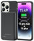 NEWDERY Battery Case Compatible for iPhone 15 Plus &15 Pro Max, 5000mAh Slim Portable Charging Case Rechargeable Power Charger Compatible for iPhone 15 Plus & 15 Pro Max (6.7 inch) (Black)