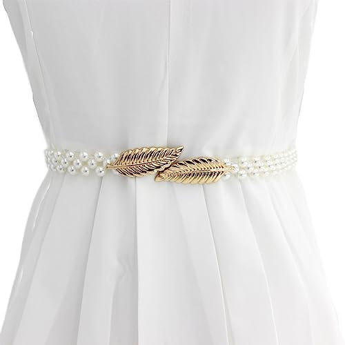 FAIRYGATE Perlengürtel Hochzeit Brautjungfer Gürtel Perlen Perle Hochzeit Braut Taillenband Hochzeitskleid Schärpe Kleid, DA6520