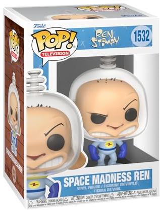 Funko POP! TV: Nick Rewind - Ren (Space Suit) - Nickelodeon Slime | Offizielles Ad Icons Merch - Vinyl Sammelfigur als Regal Deko - Geschenkidee zum Geburtstag für Fans und Sammler