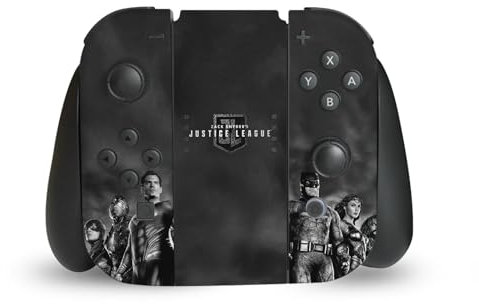 Head Case Designs Licenza Ufficiale Zack Snyder's Justice League Gruppo Snyder Cut Arte Personaggio Vinile Sticker Gaming Pelle Adesivo Compatibile con Nintendo Switch Joy-con Controller