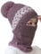 FEOYA Damen Kapuzen Skullies Mützen Einteilige Winter Strickmützen Schal Kapuze Warme Balaclava