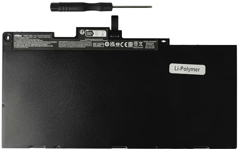 vhbw Akku kompatibel mit HP EliteBook ZBook 15u G3 Notebook (4000 mAh, 11,4 V, Li-Polymer)