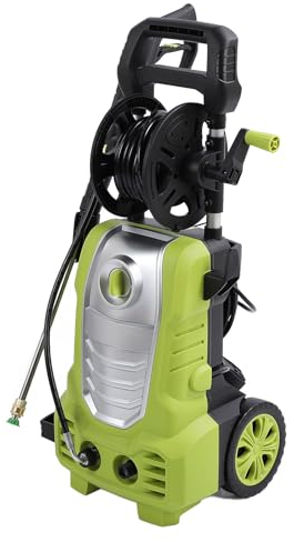 Potente Pulizia del Terreno, Idropulitrice Ad Alta Pressione, Idropulitrice Elettrica con Flusso D'acqua Stabile, Lavaggio Auto Domestiche, Uso Duraturo con Diverse Opzioni di